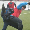 Дмитрий Сычев. Тренировка перед выездом в Могилев