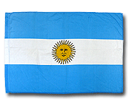Аргентина флаг 130х90