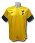 Бразилия майка игровая 2012-13 Nike жёлтая