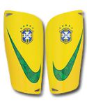 Бразилия щитки 2014-15 Nike MERCURIAL LITE желтые