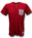 Манчестер Юнайтед футболка хб 2013 Nike Henley Pocket красная