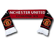 Манчестер Юнайтед шарф Established 1878 красно-чёрный