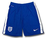 Англия трусы игровые 2014-15 Nike синие