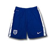 Англия трусы игровые детские 2014-15 Nike синие
