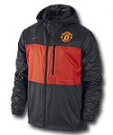 Манчестер Юнайтед ветровка 2014-15 Nike черно-красная