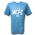 Манчестер Сити футболка хб 2014-15 Nike MCFC голубая