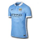 Манчестер Сити майка аутентичная 2015-16 Nike голубая