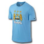 Манчестер Сити футболка хб 2015-16 Nike голубая