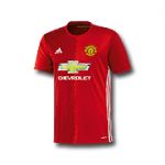 Манчестер Юнайтед майка игровая детская 2016-17 Adidas красная