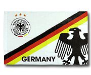 Германия флаг 130х90 с эмблемой Федерации