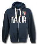 Италия толстовка на молнии 2014-15 Puma т.-синяя