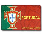 Португалия флаг 130х90 с эмблемой Федерации