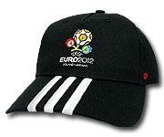 Adidas бейсболка EURO-2012 чёрная
