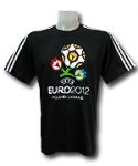 Adidas футболка хб EURO-2012 чёрная