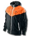 Куртка вз Nike Windrunner Jacket чёрно-оранжевая 340869-033