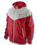Куртка вз Nike Windrunner Jacket красно-серая 340869-604