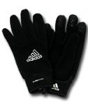 Adidas термо-перчатки полевого игрока 2012-13 чёрные