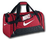 Nike сумка спортивная BRASILIA 6 BA4829-601 черно-красная