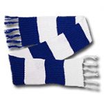 Динамо шарф сине-белый ретро