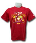 Испания футболка хб 2012 FIFA красная