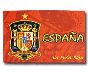 Испания флаг 130х90 с эмблемой Федерации