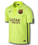 Барселона майка игровая 2014-15 Nike лимонная