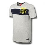 Барселона футболка хб 2014-15 Nike CVRT PKT TOP серая