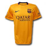Барселона майка игровая 2015-16 Nike желтая