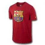 Барселона футболка хб 2015-16 Nike CREST TEE гранатовая