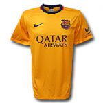 Барселона майка реплика 2015-16 Nike желтая