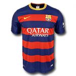 Барселона майка реплика 2015-16 Nike гранатово-синяя