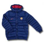 Барселона куртка детская утепленная 2015-16 Nike т.синий