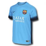 Барселона майка игровая 2015-16 Nike голубая