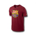 Барселона футболка хб детская 2015-16 Nike гранатовая