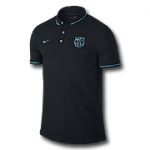 Барселона поло 2015-16 Nike AUTH LEAGUE POLO черно-голубое