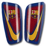 Барселона щитки 2016-17 MERCURIAL LITE гранатово-синии