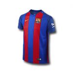 Барселона майка игровая детская 2016-17 Nike гранатово-синяя