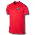 Барселона майка тренировочная 2016-17 Nike ярко-розовая