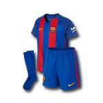Барселона форма детская 2016-17 Nike гранатово-синяя